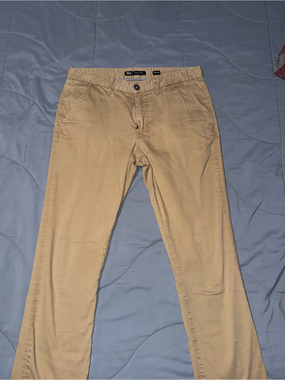 Men's BKE (Buckle) Tan Chino Pants - Slim Fit